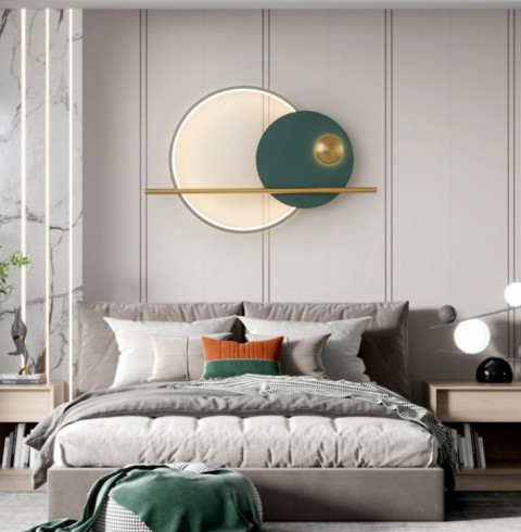 Настенный светодиодный светильник Inodesign Ridn Green 40.6195